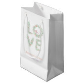 Petit Sac Cadeau Inséparables botaniques (Devant Angle)