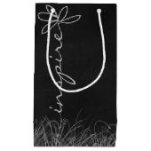 Petit Sac Cadeau INSPIRE le texte sur le tableau noir (Devant)