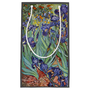 Petit Sac Cadeau Iris de Van Gogh Peinture Impressionniste