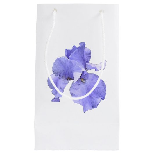 Petit Sac Cadeau Iris pourpre barbu grand (Devant)
