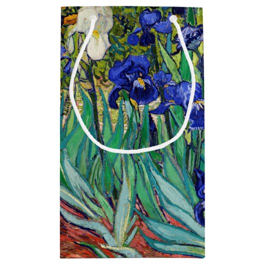 Petit Sac Cadeau Irises par Vincent van Gogh (Dos)