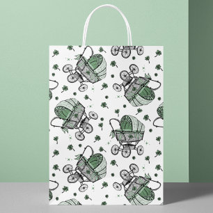Petit Sac Cadeau Irish Baby Carriage St Patrick's Day Baby shower