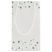 Petit Sac Cadeau Irish Leprechaun En Shamrock (Dos)