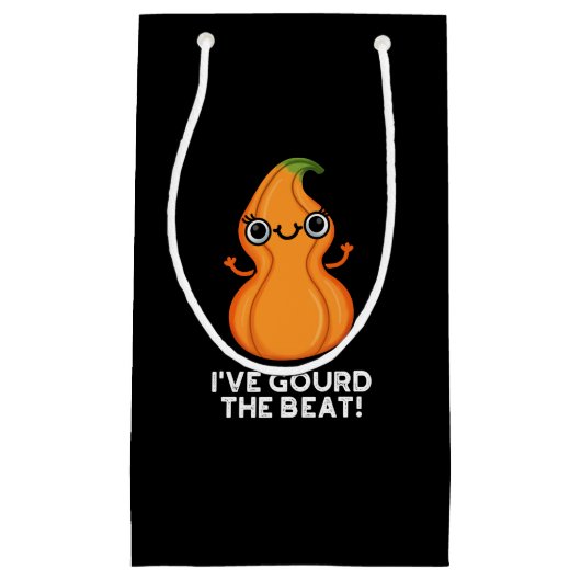 Petit Sac Cadeau J'ai Gourd The Beat Funny Veggie Pun Dark BG (Devant)