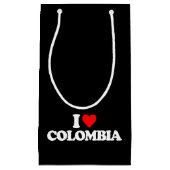 PETIT SAC CADEAU J'AIME LA COLOMBIE (Devant)