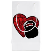 PETIT SAC CADEAU J'AIME LA CONCEPTION DE KETTLEBELL (Devant)