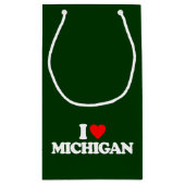 PETIT SAC CADEAU J'AIME LE MICHIGAN (Dos)