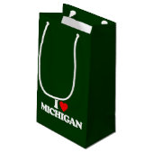 PETIT SAC CADEAU J'AIME LE MICHIGAN (Dos Angle)