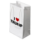 Petit Sac Cadeau J'aime Trump (Dos Angle)