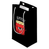 Petit Sac Cadeau Jam-arbitre Funny Vampire Jam Pun Dark BG (Devant Angle)