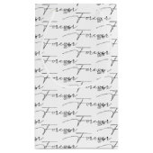 Petit Sac Cadeau JAMAIS Texte Mariage en blanc (Dos)