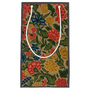 Petit Sac Cadeau Jardin Floral Designer vintage