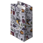 Petit Sac Cadeau Jardin floral d'Halloween éffrayant (Devant Angle)