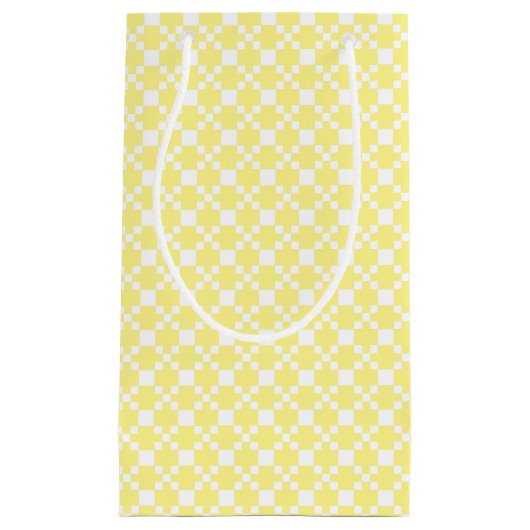 Petit Sac Cadeau Jaune Beurre (Devant)