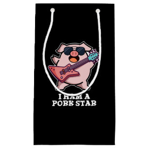 Petit Sac Cadeau Je Jamais Un Pork Star Funny Rock Star Pig Pun Dar