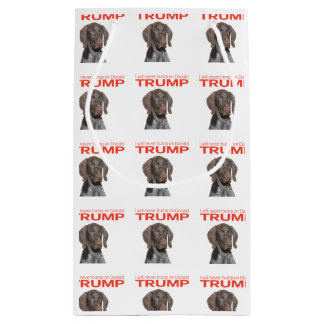 Petit Sac Cadeau Je ne boirai jamais sur Donald Trump !