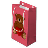 Petit Sac Cadeau Je T'Aime Teddy (Dos Angle)