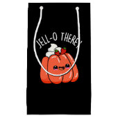 Petit Sac Cadeau Jello There Funny Orange Jello Pun Dark BG (Devant)