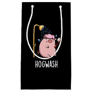 Petit Sac Cadeau Jeu de cochon amusant Jeu de chien foncé BG