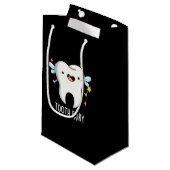 Petit Sac Cadeau Jeu de dent Fairy Funny Jeu de dent Dark BG (Devant Angle)