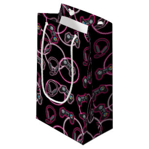 Petit Sac Cadeau Jeu vidéo Neon Rose Girls Motif