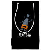 Petit Sac Cadeau Jiggy Saw Funny Dancing Tool Pun Dark BG (Devant)