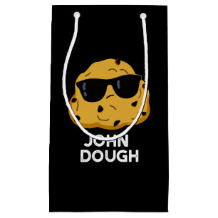 Petit Sac Cadeau John Dough Funny Baking Pun Dark BG