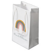 Petit Sac Cadeau Joli Boho Rainbow Un Cadeau De Personnalisé (Dos Angle)