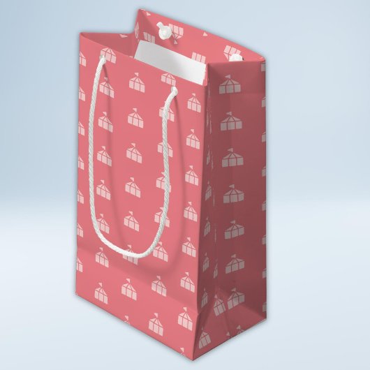 Petit Sac Cadeau Joli Carnaval Cirque Rose