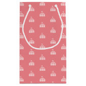 Petit Sac Cadeau Joli Carnaval Cirque Rose (Dos)
