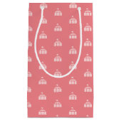 Petit Sac Cadeau Joli Carnaval Cirque Rose (Devant)