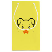 Petit Sac Cadeau Joli chiot (Dos)