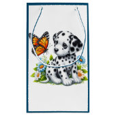Petit Sac Cadeau Joli(e) ami(e) dalmate/papillon (Dos)