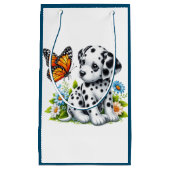 Petit Sac Cadeau Joli(e) ami(e) dalmate/papillon (Devant)