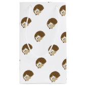 Petit Sac Cadeau Joli hérisson Brown (Dos)