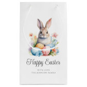 Petit Sac Cadeau Joli lapin de mignonne Pâques (Dos)