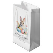 Petit Sac Cadeau Joli lapin de mignonne Pâques (Devant Angle)