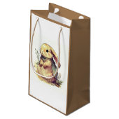 Petit Sac Cadeau Joli lapin de Pâques (Dos Angle)