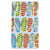 Petit Sac Cadeau Joli Motif de tongs d'été (Devant)