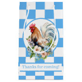 Petit Sac Cadeau joli parti au service du coq merci (Devant)