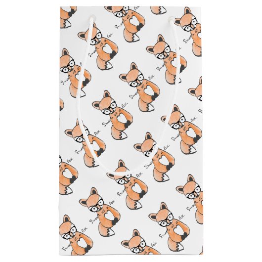 Petit Sac Cadeau Joli Smart Fox (Dos)