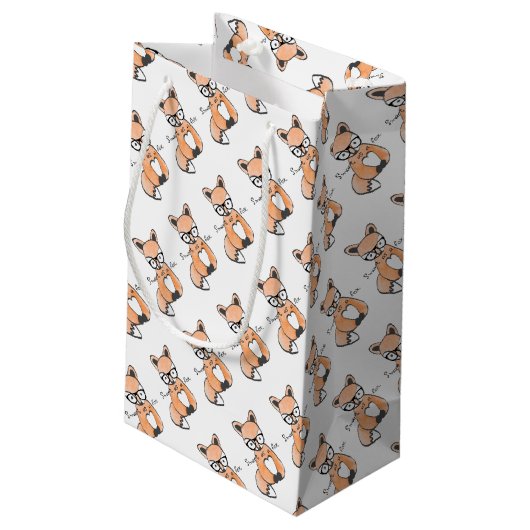 Petit Sac Cadeau Joli Smart Fox (Dos Angle)