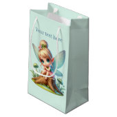 Petit Sac Cadeau Jolie fée de filles personnalisable (Dos Angle)