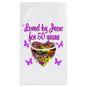 PETIT SAC CADEAU JOLIE PURPLE 50E ANNIVERSAIRE CONCEPTION (Dos)