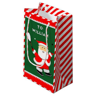Petit Sac Cadeau Joueur de squash Noël