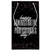 Petit Sac Cadeau Journée des professionnels de l'administration (Dos)