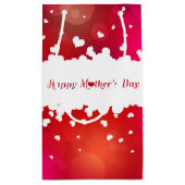 Petit Sac Cadeau Jovely Happy Mother's Day Hearts (Dos)