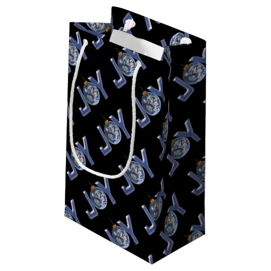 Petit Sac Cadeau Joy to the world (Dos Angle)