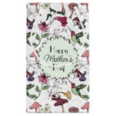 Petit Sac Cadeau Joyeuse Fête des mères Jardin enchanté Colibri (Dos)