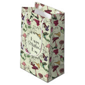 Petit Sac Cadeau Joyeuse Fête des mères Jardin enchanté Colibri (Dos Angle)